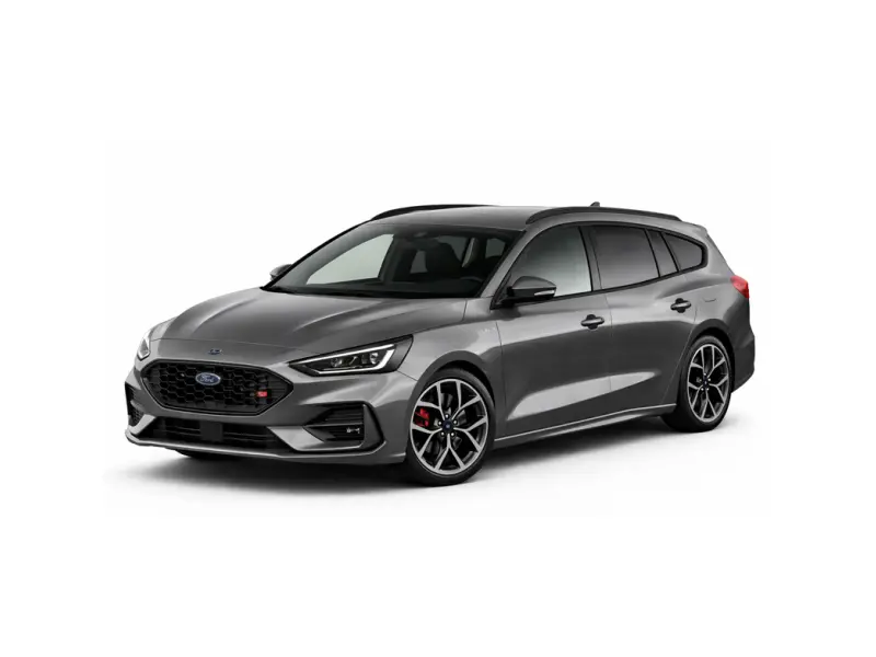 A gray Ford Focus is offered for rental by the company Imperial Car Rental.