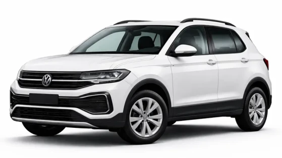 Auto Volkswagen T di colore bianco offerta a noleggio dalla compagnia Imperial Car Rental.
