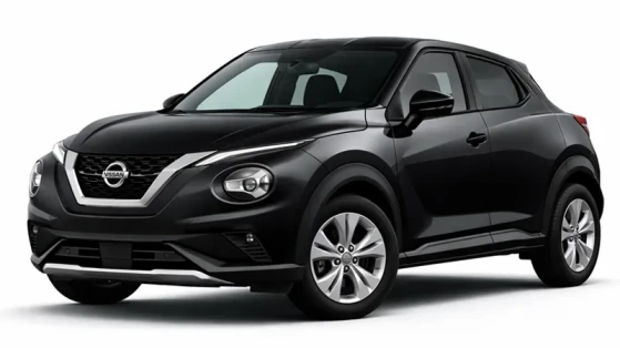 A black Nissan Juke is available for rental from Imperial Car Rental.