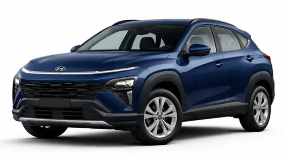 Mavi renkte bir Hyundai Konna arabadır. Bu araç Imperial Car Rental tarafından kiralanmaktadır.