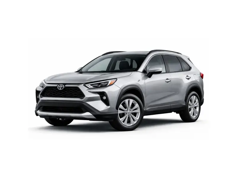 Une Toyota RAV4 de couleur grise, proposée à la location par la société Imperial Car Rental.