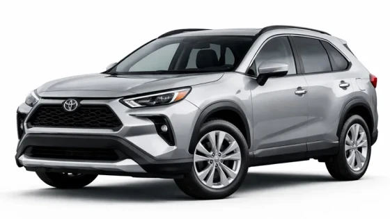 Silver Toyota RAV4 offered for rental by Imperial Car Rental.