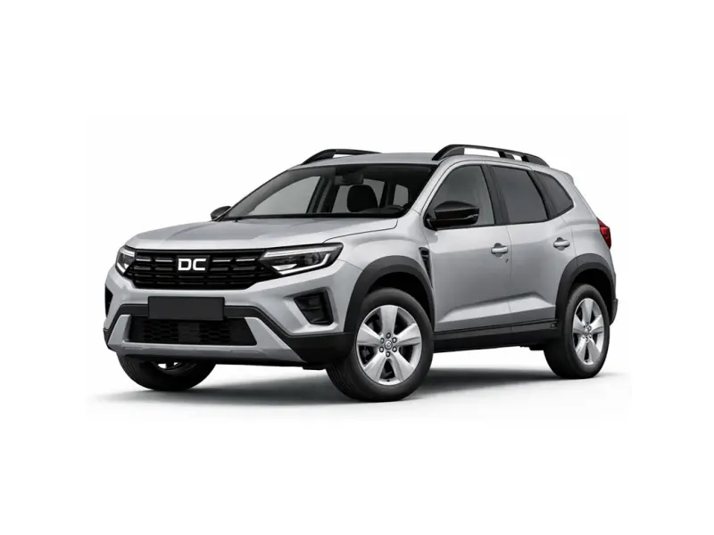 La voiture est une Dacia Duster de couleur argentée. Elle est proposée à la location par la société Imperial Car Rental.