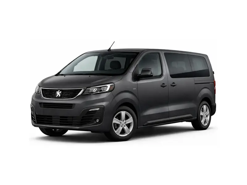 Gray Peugeot Expert offered for rental by the company Imperial Car Rental.