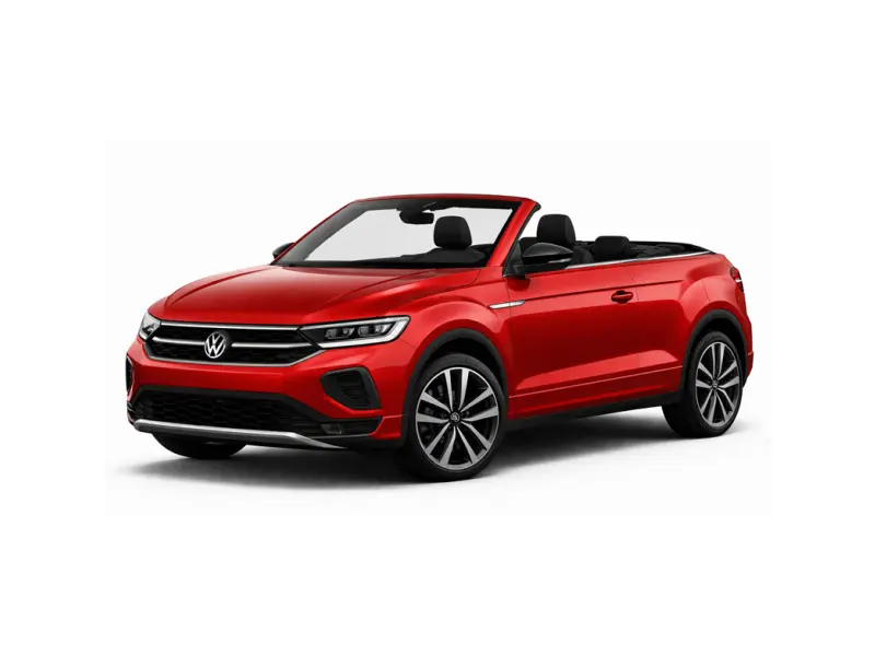 Une Volkswagen T rouge est proposée à la location par la société Imperial Car Rental.